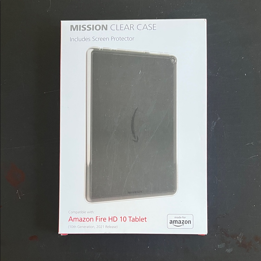 Amazon Fire HD 10 Tablet Case - Transparent Gray